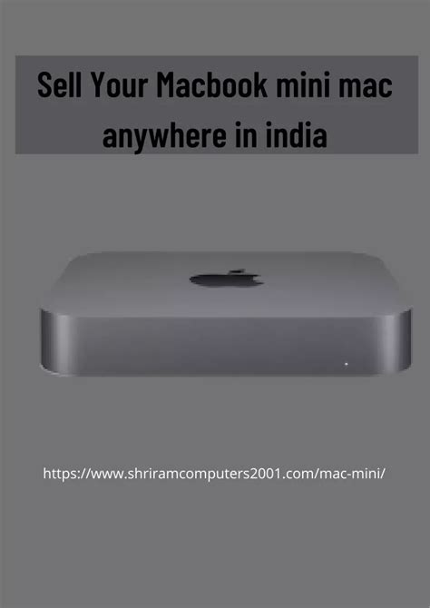 PPT - Sell Your Macbook mini mac anywhere in india PowerPoint ...