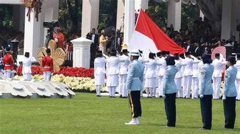 Menhan Prabowo Hadiri Peringatan HUT Ke 78 Kemerdekaan RI Di Istana