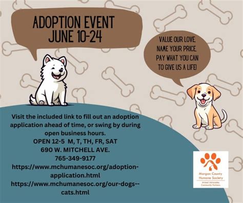 Don T Miss Mchs S Special Adoption Event Martinsville Chamber Of