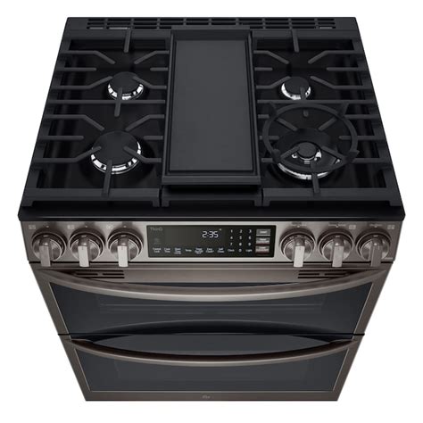 Lg 30 In 5 Burners 26 Cu Ft 43 Cu Ft Self Cleaning Air Fry Convection Freestanding Smart