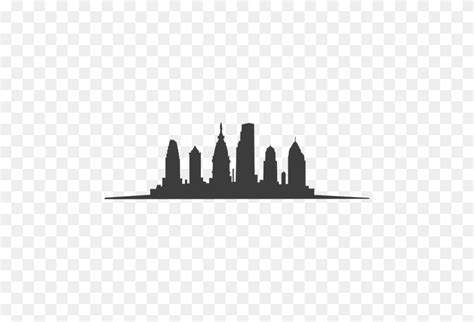 Philadelphia Skyline Silhouette - Skyline PNG - FlyClipart