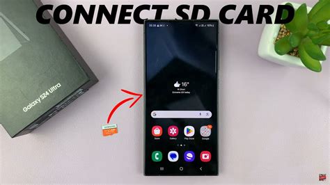 Samsung Galaxy S24 S24 Ultra How To Connect Sd Card Youtube