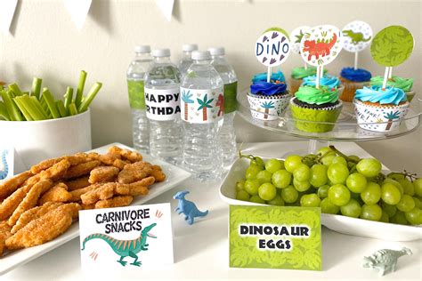 Dinosaur Birthday Party Food Cars Birthday Party Disney Dino Party