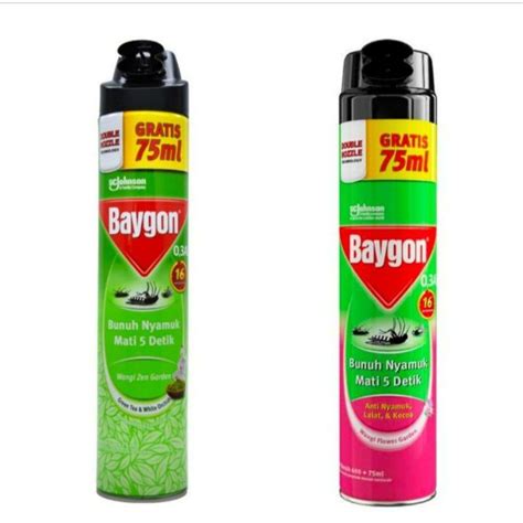 Jual Baygon Jumbo Spray 600ml Semprot Nyampuk Shopee Indonesia