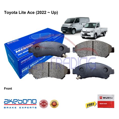 Genuine Akebono Front Brake Pads For Toyota Lite Ace All Body 2022