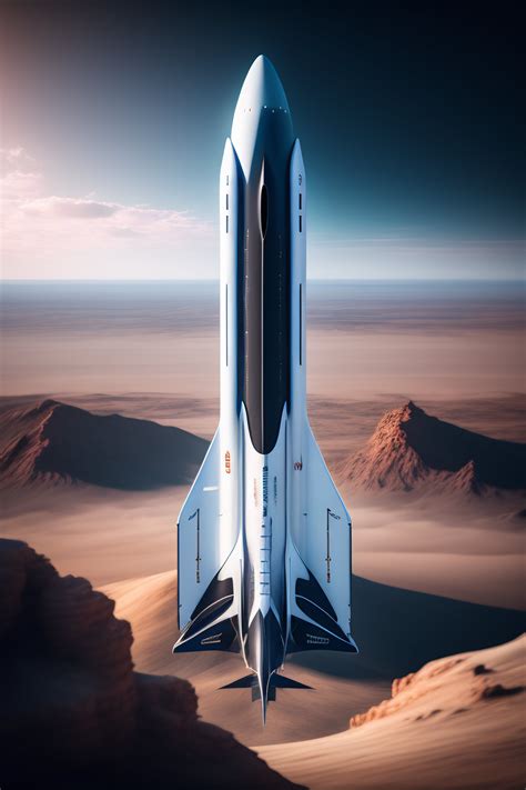 Lexica 50mm Photograph Of SpaceX Starship Designed By SpaceX