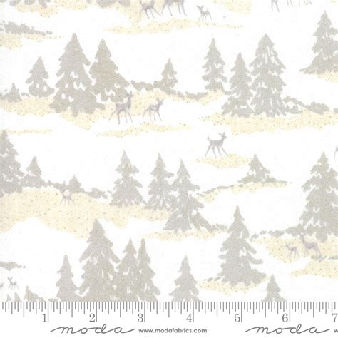 Moda Forest Frost Glitter Ii Snow Deer Forest Mg Quilt Connection