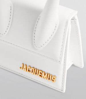 Womens Jacquemus White Mini Leather Le Chiquito Top Handle Bag Harrods Uk