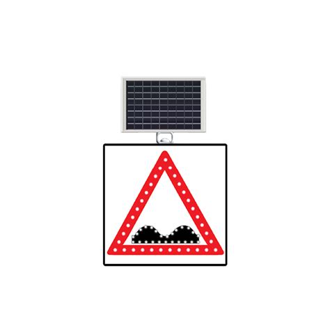 Semn Circulatie Solar Drum Cu Denivelari Emagro