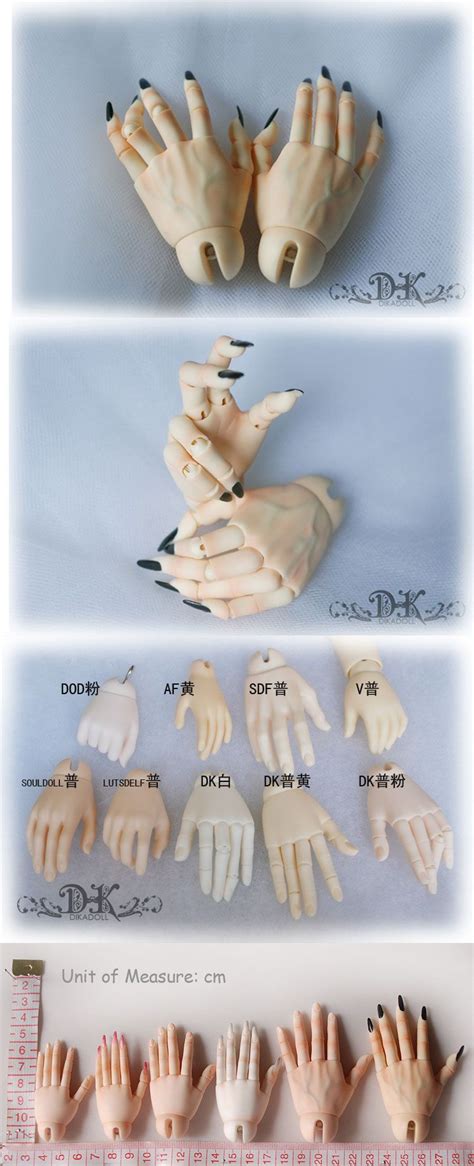 Ball Jointed Hand Long Nail For 73cm Bjd Ball Jointed Dolldika Doll