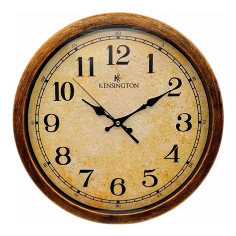 Reloj Pared Mural Redondo Cm Pvc Retro Mercadolibre