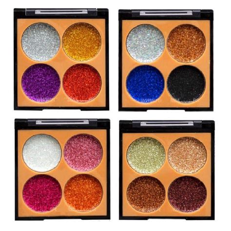 Paleta De Glitter 4 Cores Pic Me Vivai Shopee Brasil