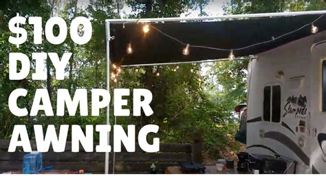 Make Your Own Camper Awning