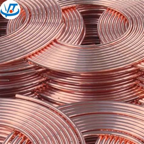 Pancake Coil Copper Pipe 3 8 9 52mm 15m Length Rolling Copper Tube