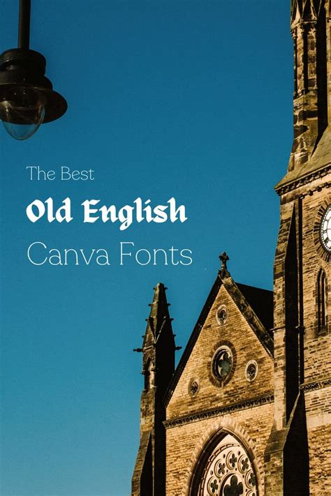 Old English Canva Fonts Thatll Take You To The Old Times Old