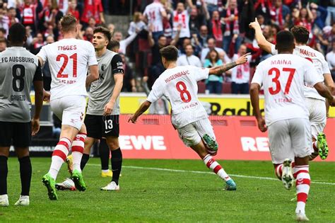 The Football Match Of Bundesliga Fc Koeln Vs Fc Augsburg Editorial