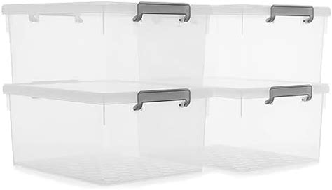 Amazon Citylife Packs Qt Plastic Storage Bins With Lids