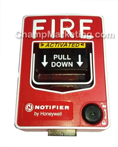 NOTIFIER NBG 12S Single Action Manual Pull Station With Pigtail