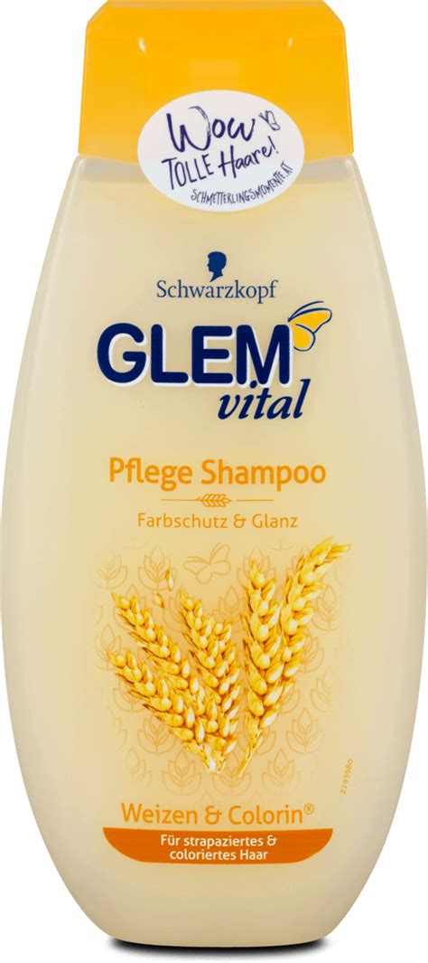 Schwarzkopf Glem Vital Pflege Shampoo Weizen Und Colorin Ml Dm At