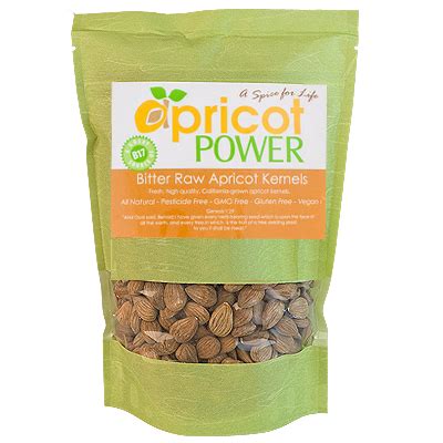 Apricot Power Bitter Raw Apricot Seeds 16 Oz