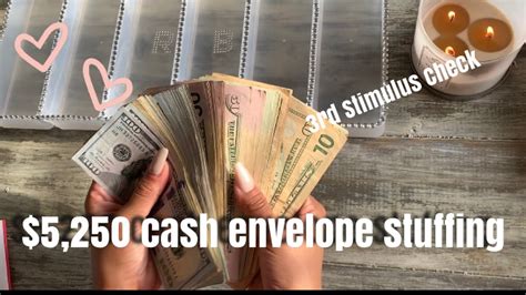 STIMULUS CASH ENVELOPE STUFFING 5 250 STIMULUS CHECK 3 SINKING