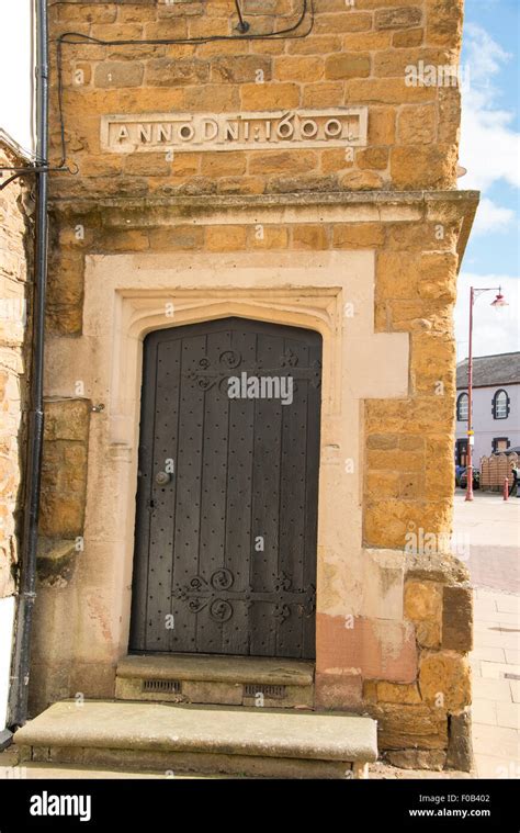 Ancient Inscription On Door Of The Windsor Lodge New Street Daventry