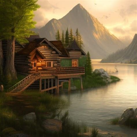 The Cabin Ai Generated Artwork Nightcafe Creator