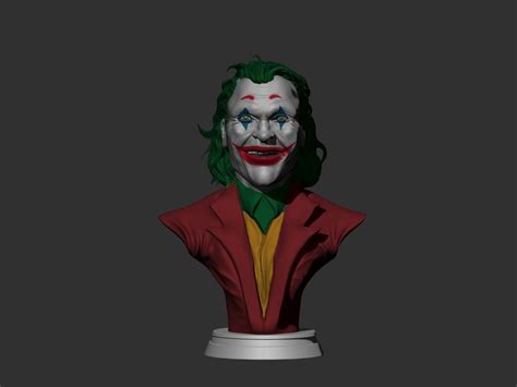 Joker D Bust D Model D Printable Cgtrader