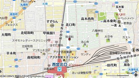 兵庫県西宮市北口町 地図（住所一覧から検索） ：マピオン