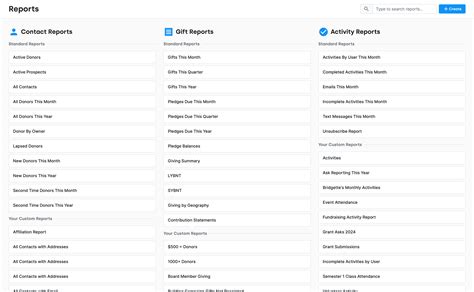 Reporting - Custom report builder