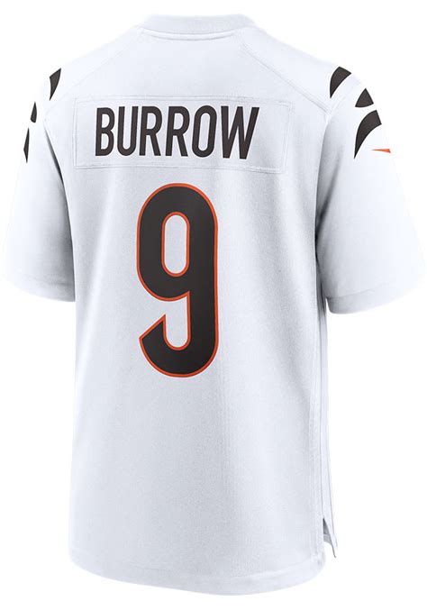 Joe Burrow Cincinnati Bengals Road Game Jersey - WHITE