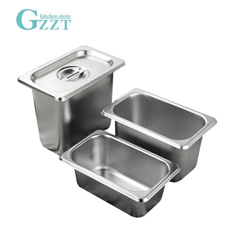 Aliexpress Buy GZZT Stainless Steel 1 9 Buffet Gastronorm Pan