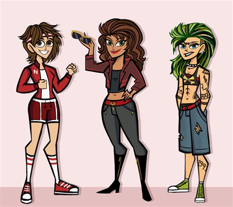 (2) My completed genderbends of the gen1 cast (last two are scrapped ...