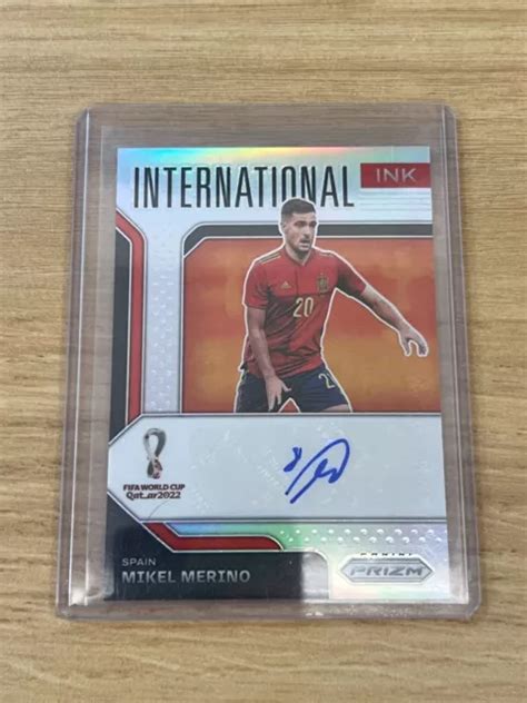 MIKEL MERINO 2022 Panini Coppa Del Mondo Qatar Prizm Inchiostro