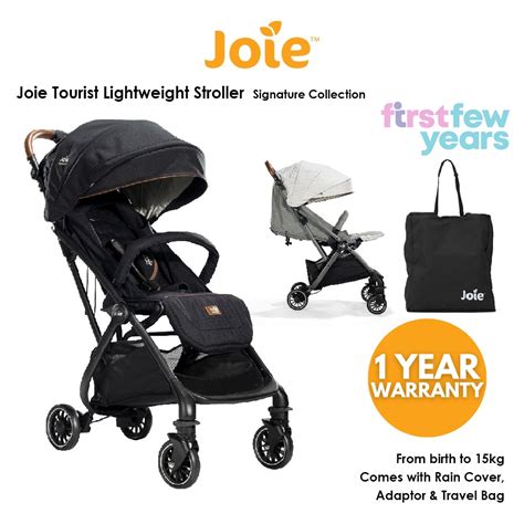 Joie Tourist Lightweight Stroller Signature Collection With Rain Cover