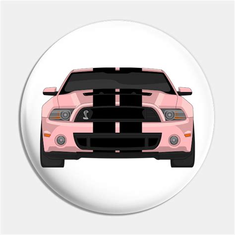 MUSTANG SHELBY GT500 PINK - Ford Mustang Shelby Gt350r - Pin | TeePublic