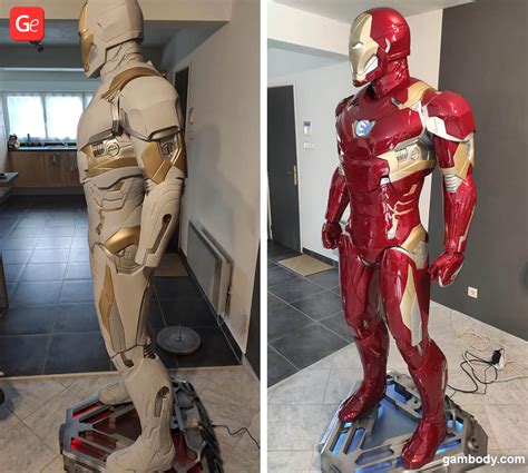 D Printing Life Size Iron Man Statue And Painting Guide