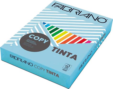 Fabriano Factory Copy Paper Ink A4 80 GSM 500 Sheets Sky Blue Buy