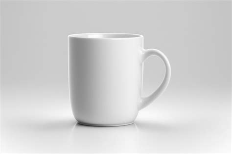 Premium Ai Image Realistic White Mug Mockup Ai Generated Art Work