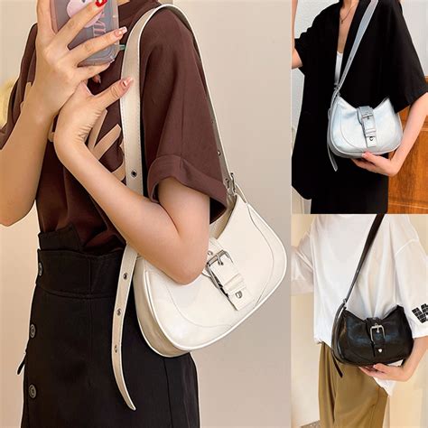 Jual 【ready】tas Selempang Fashion Kulit Tas Ketiak Wanita Tas Baguette