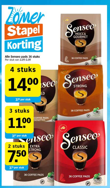 Douwe Egberts Senseo Koffiepad Folder Aanbieding Bij Albert Heijn Details