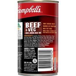 Campbell S Chunky Soup Beef Veg G Woolworths