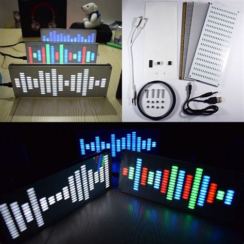 Diy Led Digital Music Spectrum Display Kit Module Equalizer