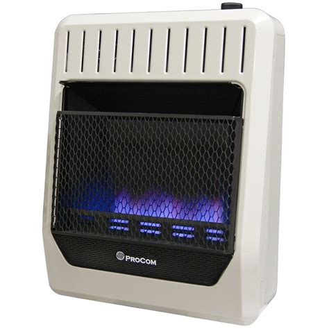 Procom Heating Ventless Dual Fuel Flame Natural Gas And Propane Infrared Wall Mounted Heater