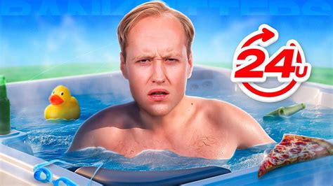 BANKZITTERS OVERLEVEN 24 UUR IN EEN JACUZZI YouTube