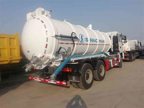 Shacman F Special Trucks Vacuum Sewage Suction Truck X Hp Euro