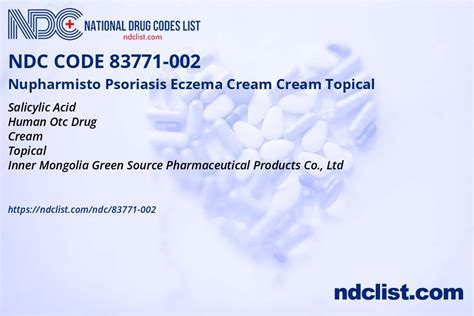 Ndc Nupharmisto Psoriasis Eczema Cream Cream Topical