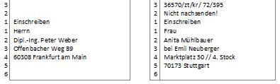 Brief Din 5008 Anschriftenfeld