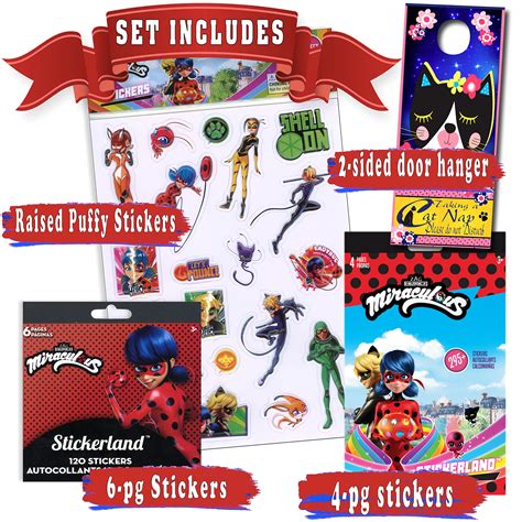 Zag Store Miraculous Ladybug Stickers Zag Heroez Ubicaciondepersonas