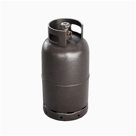 model dirty gas cylinder  vr ar  poly cgtrader